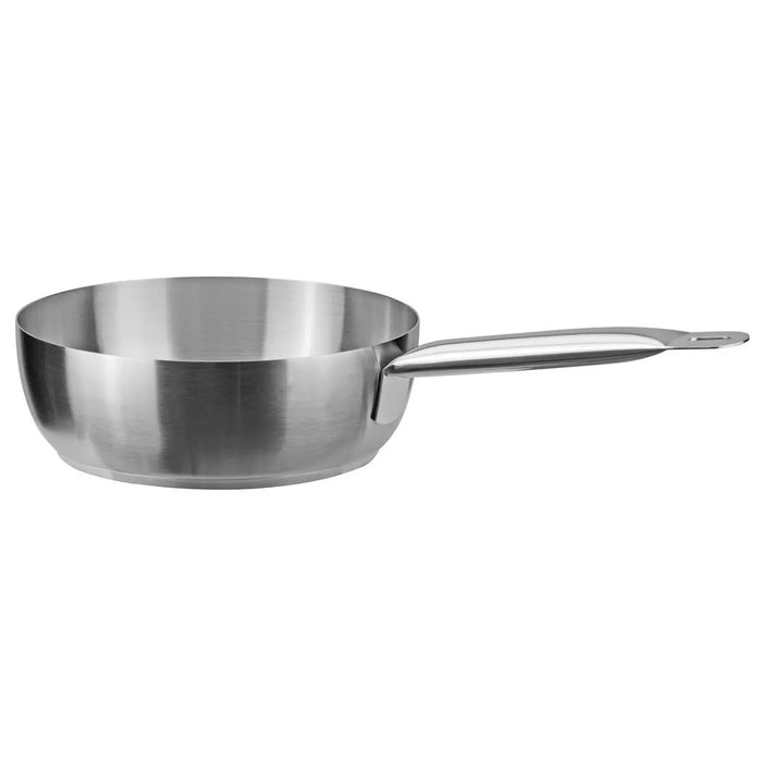 Piazza Stainless Steel Curved Saute Pan, 2.6-Quart