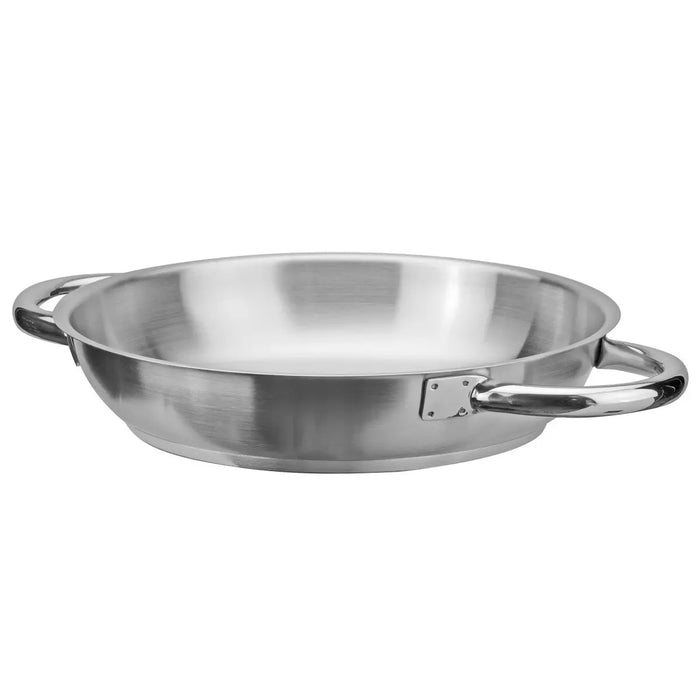 Piazza Stainless Steel Everyday Pan With Two Handles, 14.1-Inches