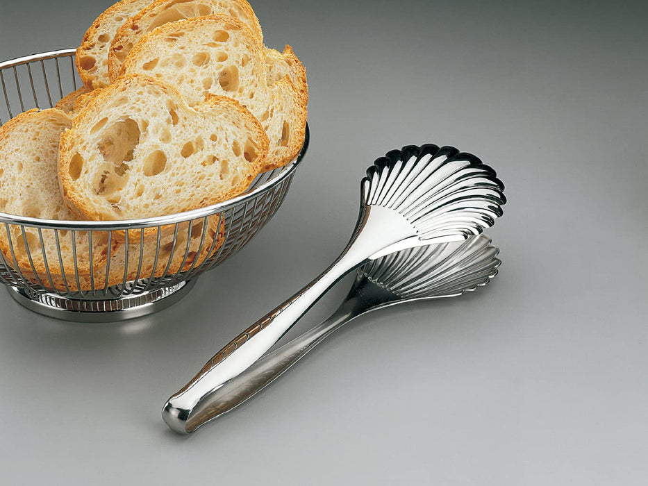 Piazza Stainless Steel Bread Tong, 10.25-Inches