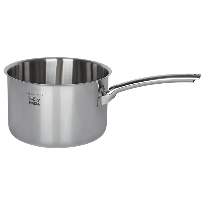 Piazza "3-Ply" Stainless Steel Sauce Pot, 11.6-Quart