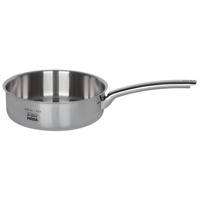 Piazza "3-Ply" Stainless Steel Saute Pan, 3.8-Quart