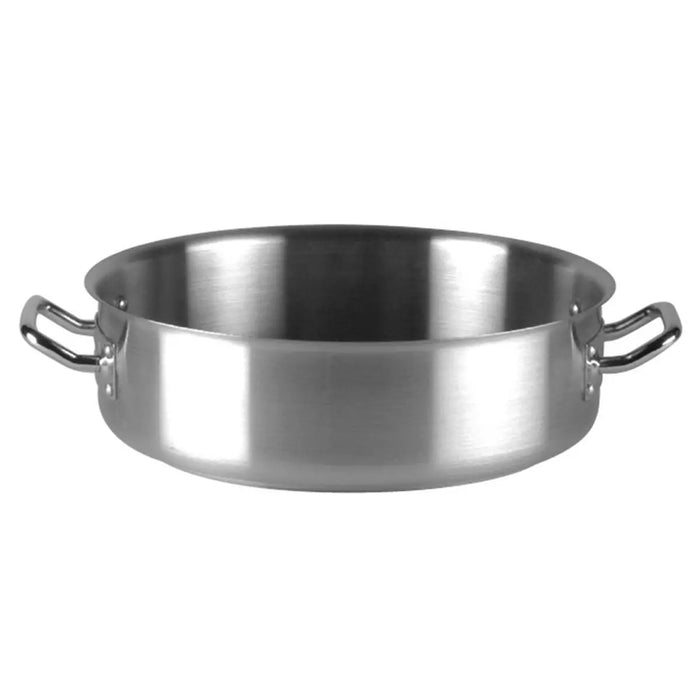 Piazza Stainless Steel Braiser/Sauteuse Pan, 11.8-Quart