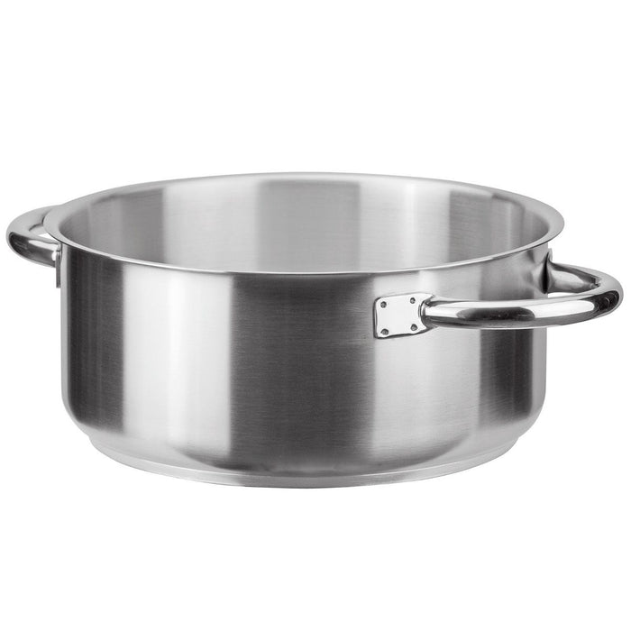 Piazza "Chef" Stainless Steel Sauteuse Pan, 12.7-Quart